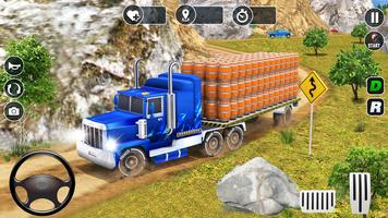Real Truck Driver Cargo Legends Wood Transporter اسکرین شاٹ 1