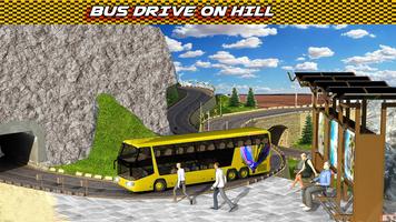 Offroad Uphill Coach Sim: Modern Bus Driving Game ảnh chụp màn hình 3