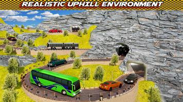 Offroad Uphill Coach Sim: Modern Bus Driving Game ảnh chụp màn hình 2