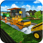 Real Railway Track Construction Simulation 3D 2018 icon