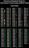 ASCII Codes Table Cartaz