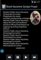 Black Nazarene Quiapo Prayer poster