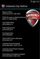 Urdaneta City Hotline Numbers plakat