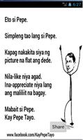 Pinoy Funny Joke Hugot Lines capture d'écran 1