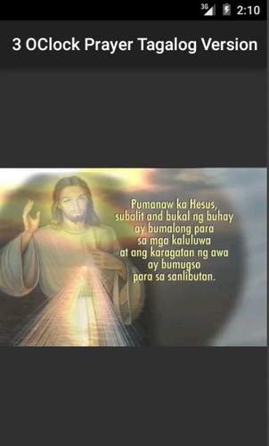 3 O'Clock Prayer Tagalog Ver para Android - APK Baixar