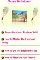 Tennis Techniques โปสเตอร์