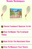 Tennis Techniques captura de pantalla 2