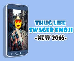 Thug life swag emoji โปสเตอร์