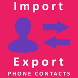 Export import contacts icône