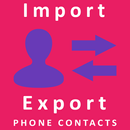 Export import contacts aplikacja