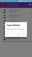 Export import contacts syot layar 2