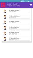 Export import contacts screenshot 3