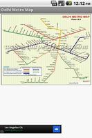 Delhi Metro Map Poster