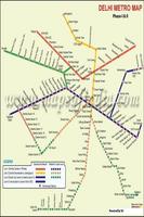 Delhi Metro Map captura de pantalla 1