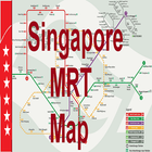 Singapore Offline MRT map Zeichen