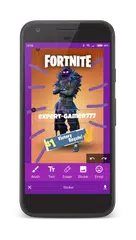 Skins and wallpapers from Fortnite APK download