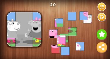 Peepa Pig Puzzles Rompecabezas syot layar 1