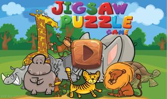 Animals Free Kids Puzzle Games постер