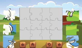 Farm Animals Puzzles for Kids syot layar 3