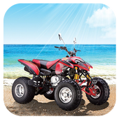 Beach Motorcycle Jigsaw icon