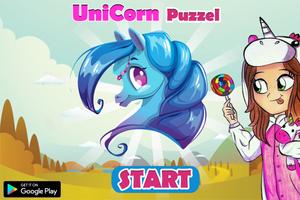 unicorn poony dash puzzle poster
