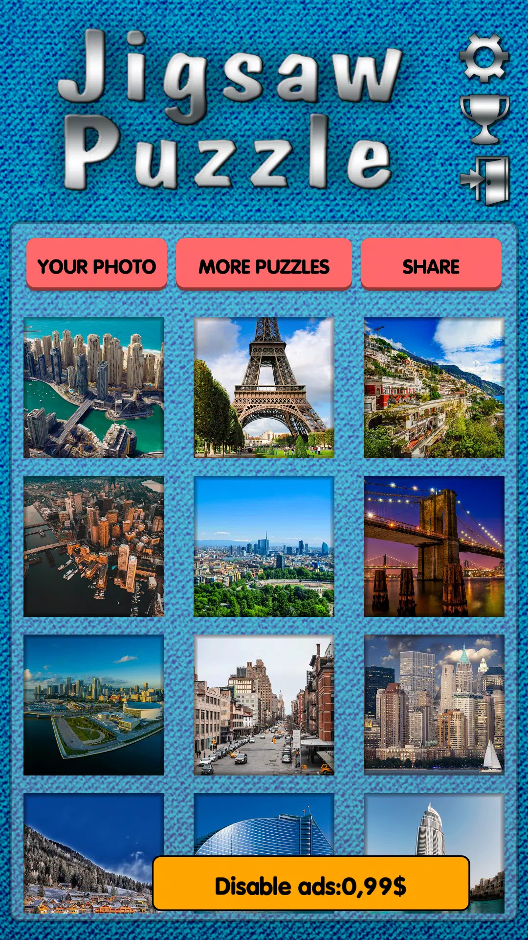Download do APK de Quebra-cabeça Cidades para Android