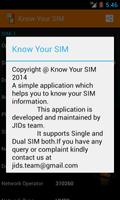 Know Your Sim スクリーンショット 3