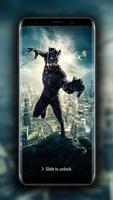 Black Panther Lock screen Live 4K Affiche