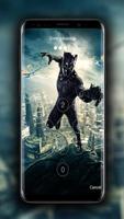 1 Schermata Black Panther Lock screen Live 4K