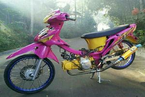 Modifikasi Motor Honda Supra پوسٹر