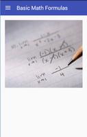 Basic Math Formulas الملصق