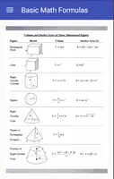 Basic Math Formulas screenshot 1