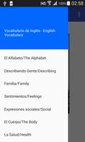 Vocabulario de Inglés تصوير الشاشة 2