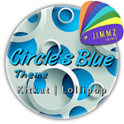 آیکون‌ eXperiaz Theme - Circle's Blue