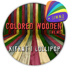 eXperiaz Theme  Colored Wooden آئیکن