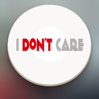 I Don't Care Button icon