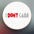 I Don't Care Button icône