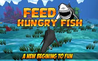 Nourrissez Hungry Fish 3D Affiche