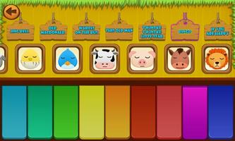 Piano - juegos para niños captura de pantalla 2
