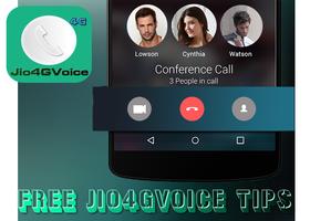 Instruction To Call Jio4GVoice Plakat