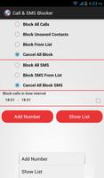 برنامه‌نما Call & SMS Blocker عکس از صفحه