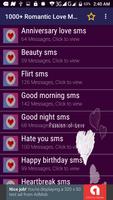 1000+ Romantic Love Messages ポスター
