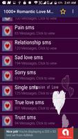 1000+ Romantic Love Messages captura de pantalla 2