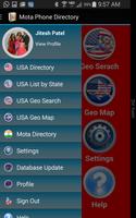 Mota Phone Directory capture d'écran 1