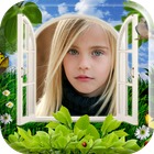 nature photo frames & editing icône