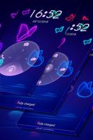 Neon Butterfly Locker اسکرین شاٹ 3