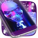 Neon Skull Theme APK