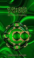 Abstract Emerald  Go locker th पोस्टर