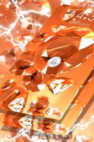 Amber Diamonds Locker Theme screenshot 1