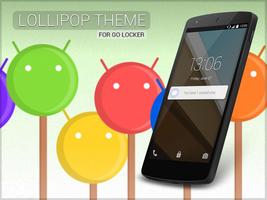 Lollipop theme Go Locker-poster
